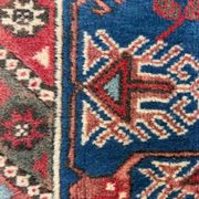 Turkish tribal rug natural dyes 200x120 cm vintage Turkish carpet 2521