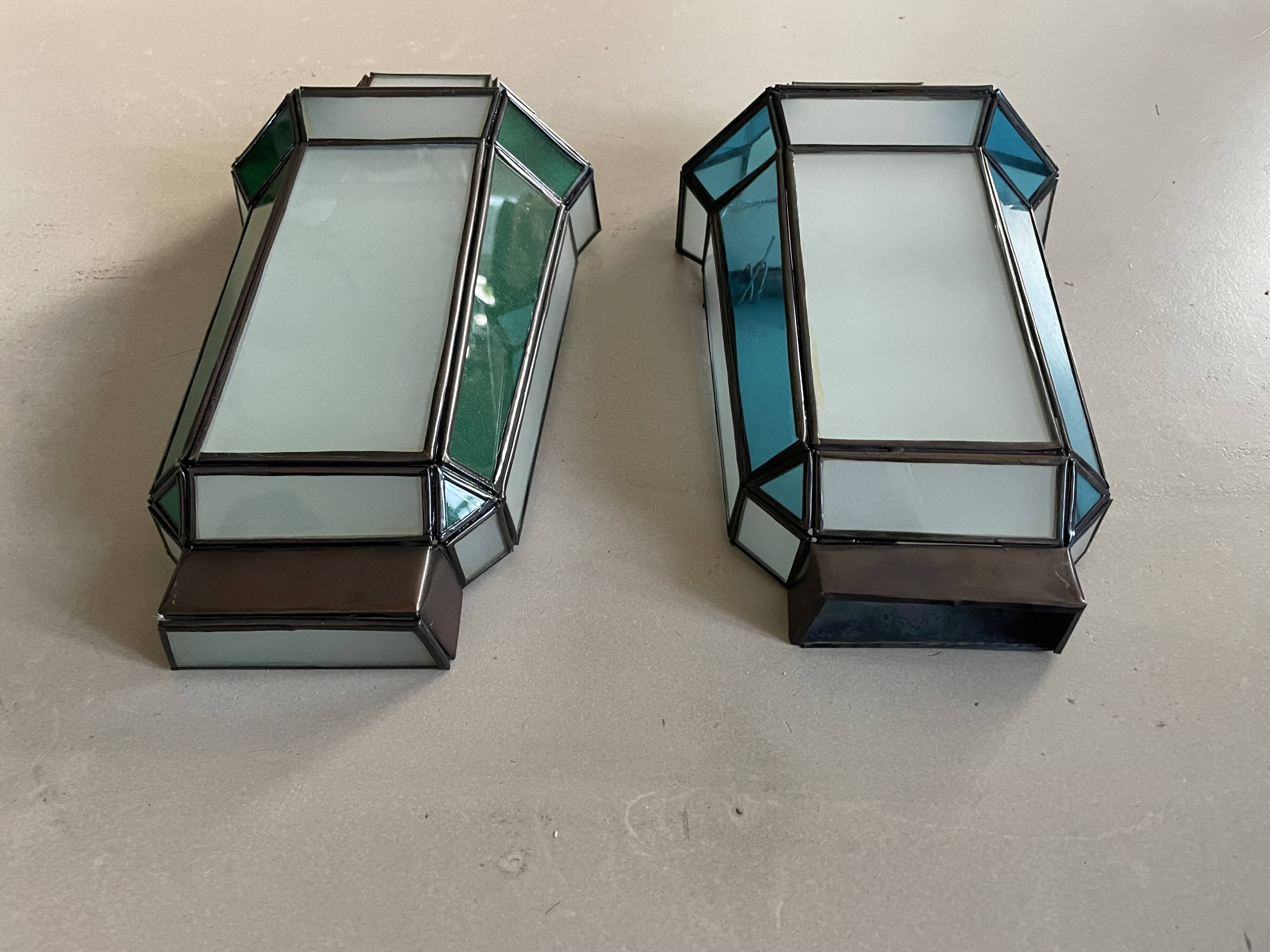 Set of 2 oriental wall lights