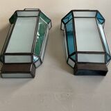 Set of 2 oriental wall lights