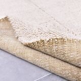 9x10 Mustard Beige Handmade Wool Moroccan Rug, 278x298Cm