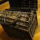 Napoleon III old wicker basket