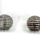 Pair of murano swirl glass table lamps, 1970s