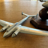 Old aluminum aircraft