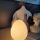 Lampe egg spirale en verre de Murano