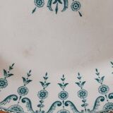 Terre de Fer Gien plate, Florentine decor