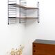 Corner wall shelf Tomado in teak wood