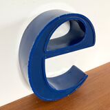 Vintage metal sign letter