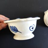 Set of three earthenware boxes