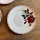 set of 8 vintage dessert plates L'amandinoise