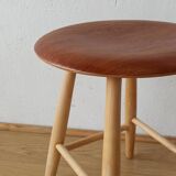 Wooden stool from Sweden, 1960s.