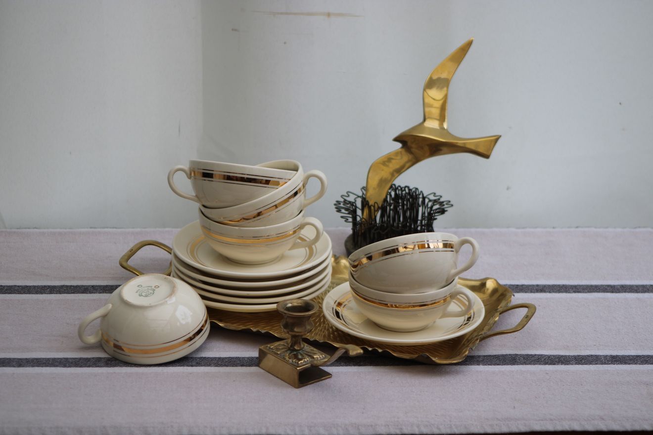 Set of 6 villeroy and boch coffee cups