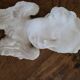 White marble bust