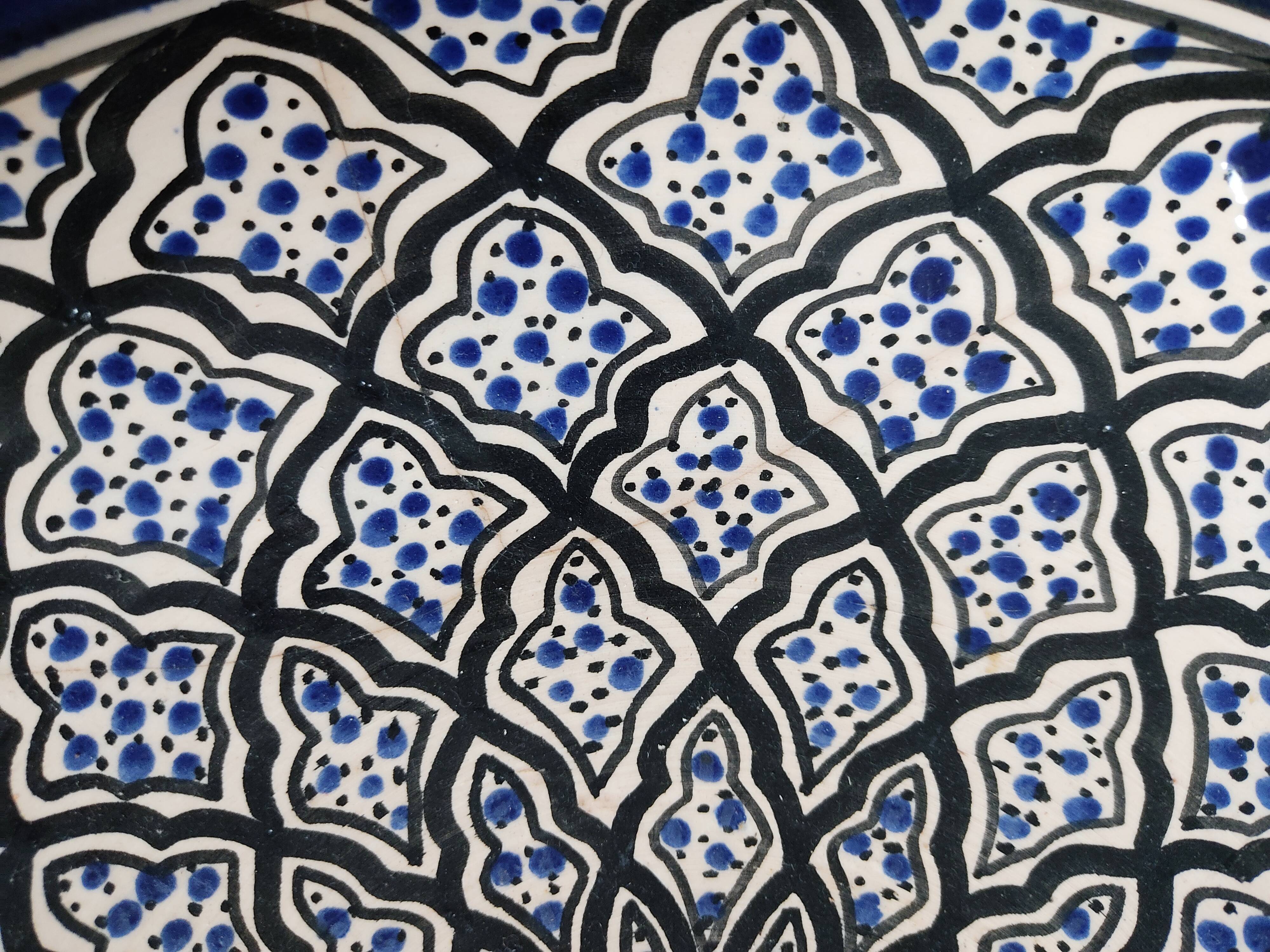 Empty turkish ceramic pocket