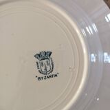 « Byzantin » - 6 assiettes creuses terre de fer St-Amand & Hamage