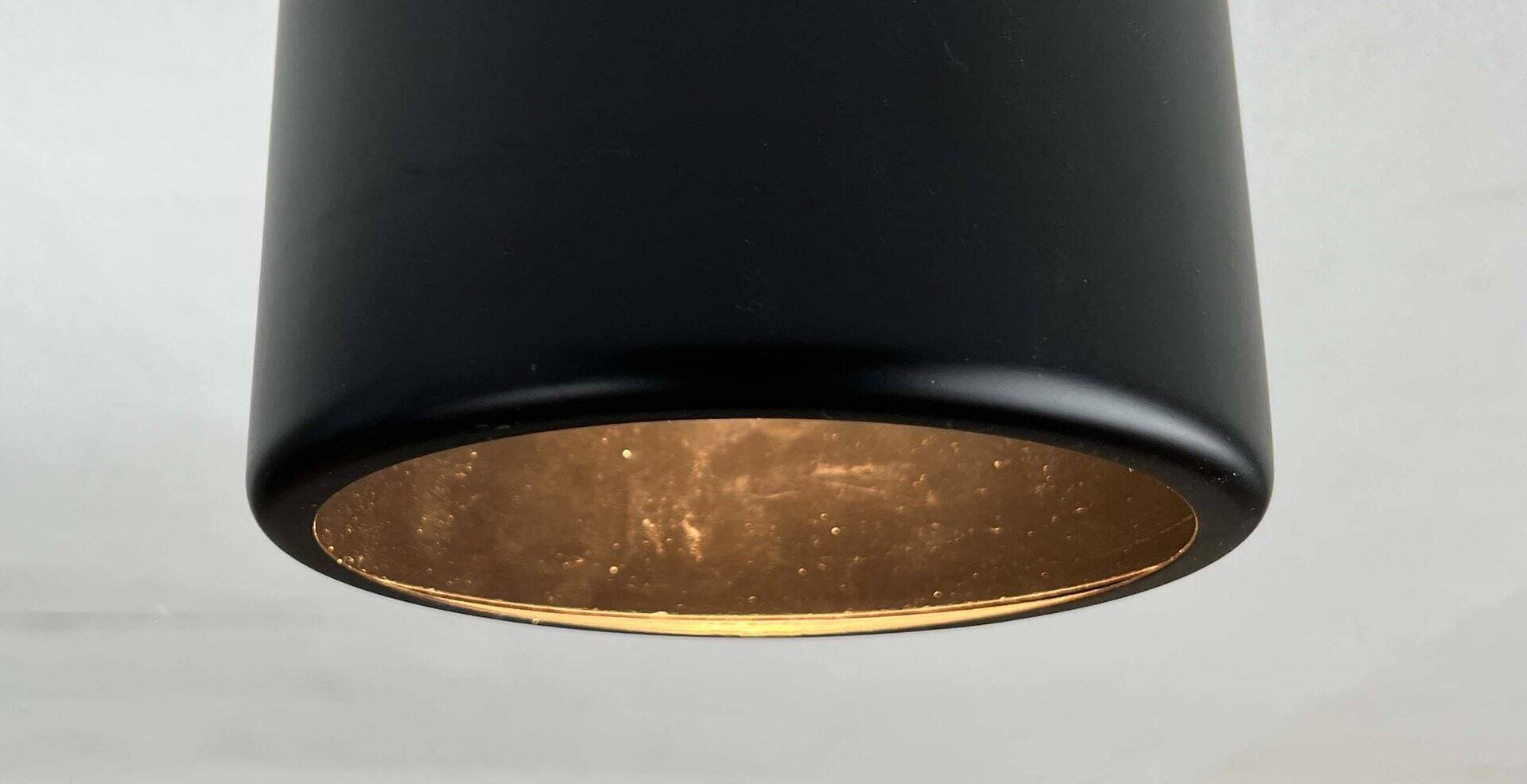 Modern minimalist ceiling lights from the mid-century by Orno, Finland, 1960, set of 2.