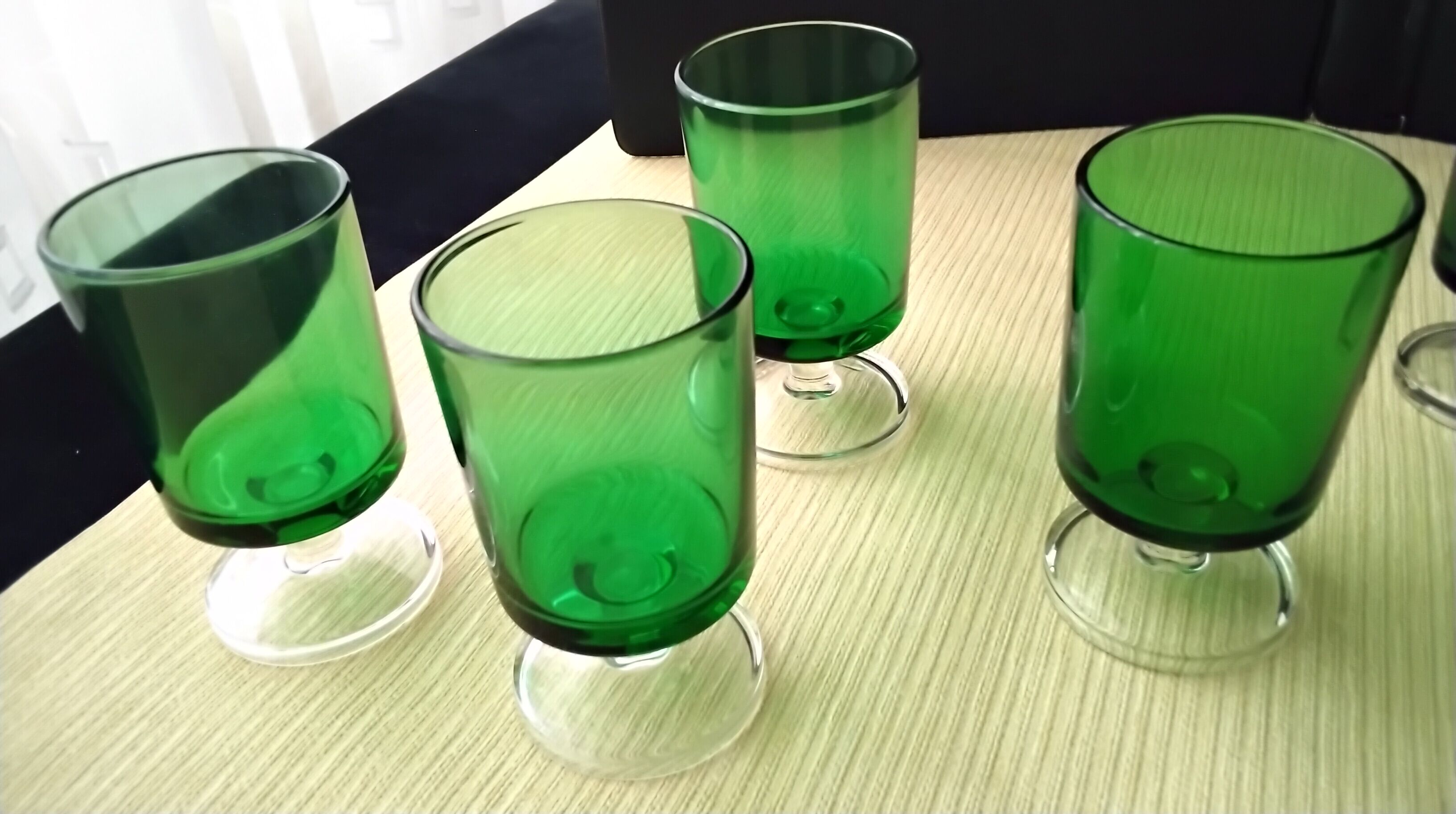 Set de 6 verres à apéritif ou vin blanc Luminarc  Années 70
