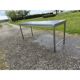 Stainless steel communal table