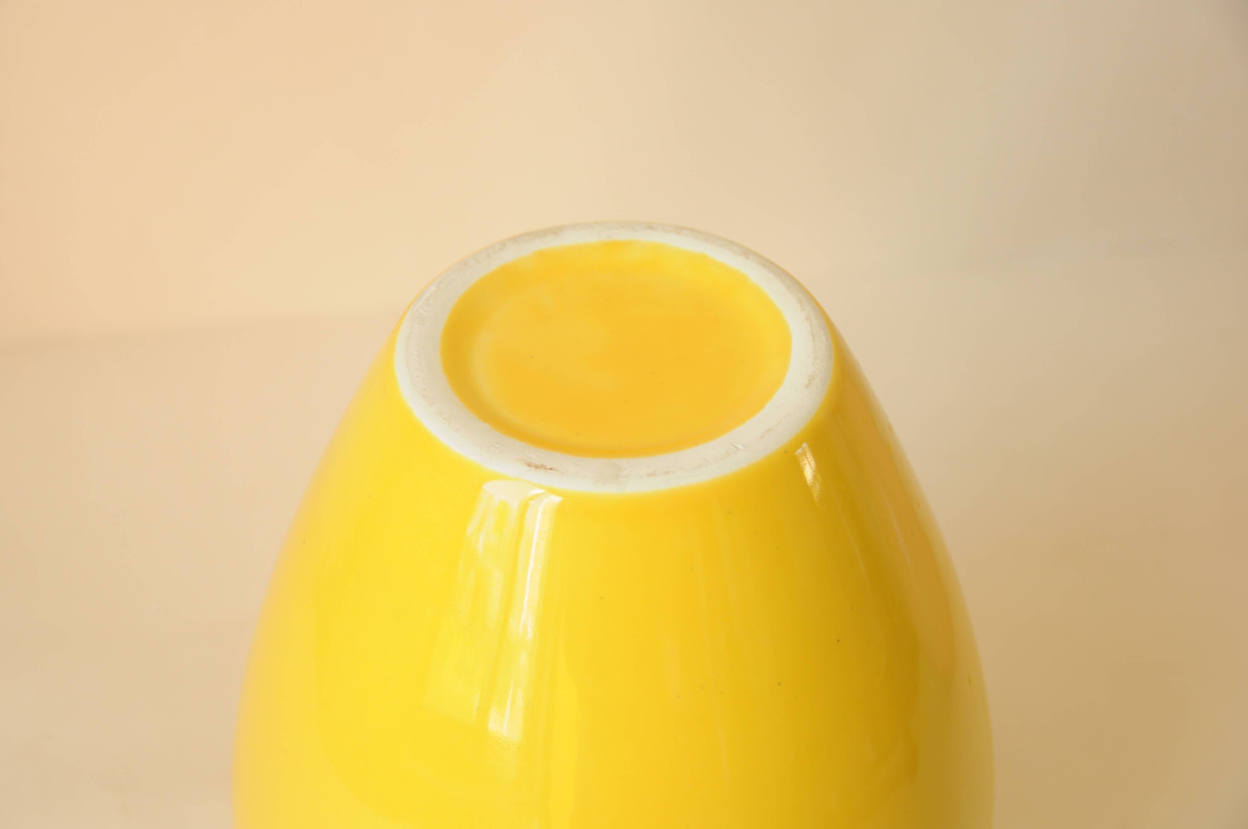 Pair of Colorful "Candy" Vases in Pink, Yellow and Green