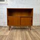 Vintage scandinavian teak sideboard bookcase, 60s