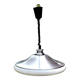 Suspension Space Age Design monte et baisse en aluminium brossé et plastique