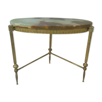 Table basse marbrée