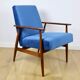 Vintage Easy Armchair 'Lis', 1970s blue - 2 pieces available
