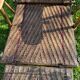 Transat chaise longue rotin