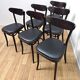 Set of 6 Banana bistro chairs, TON