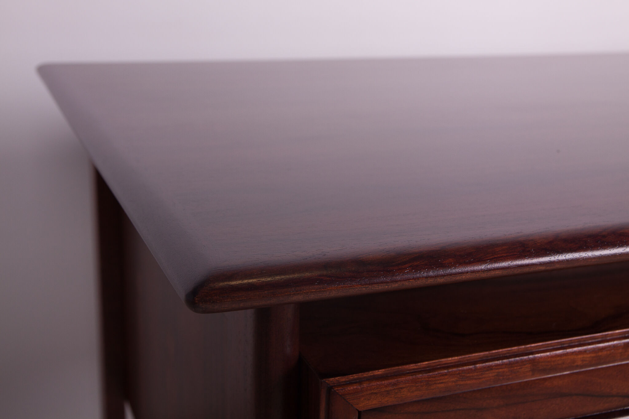 Mid-century freestanding rosewood desk, 1960s