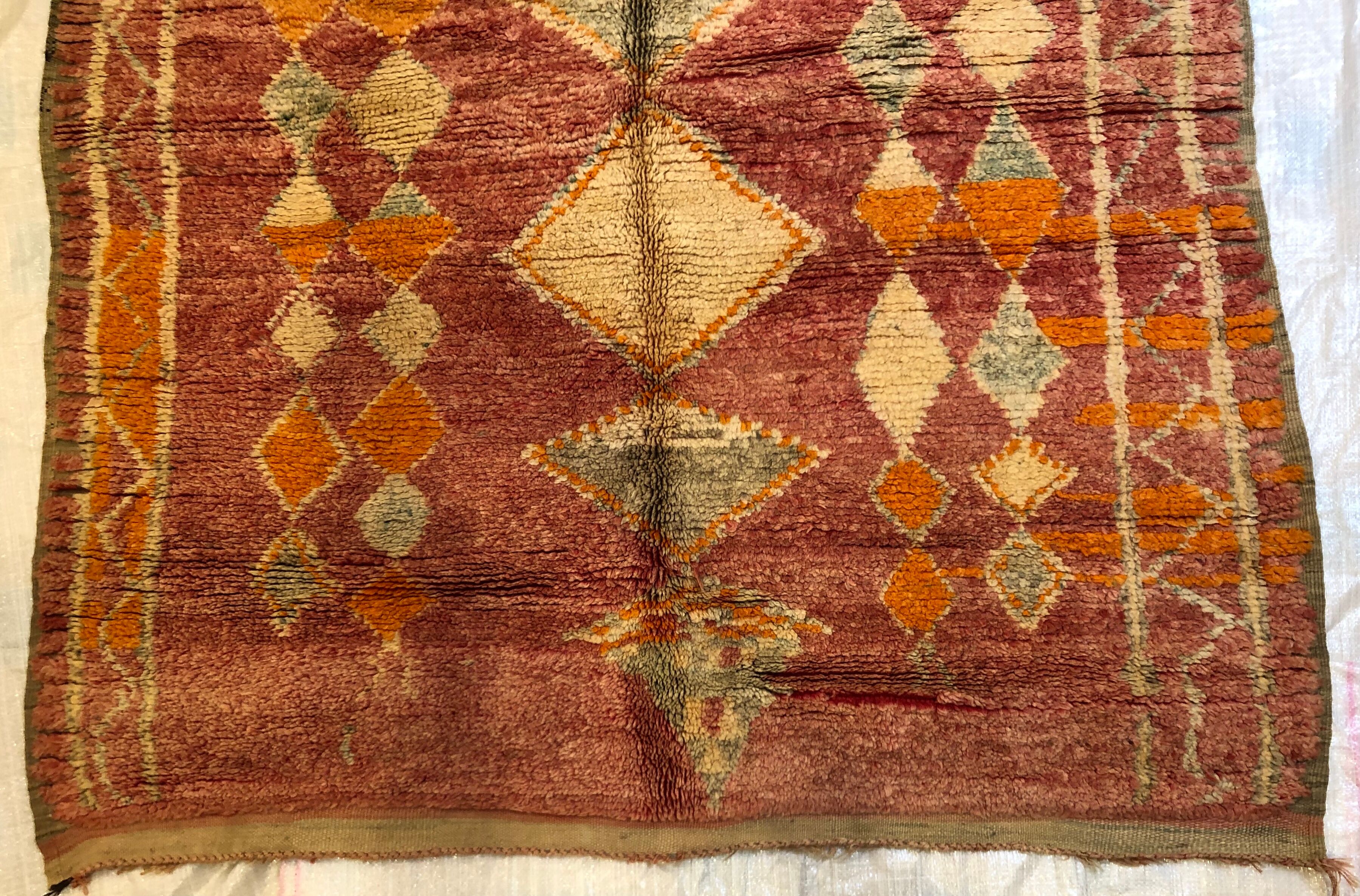 Moroccan carpet 163x347cm