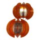 Pair of orange Muno wall lights
