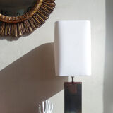 Lamp polished mirror and plexiglas - 70s