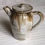 Théière en grès flammé vernissé C.Turgis Normandie.