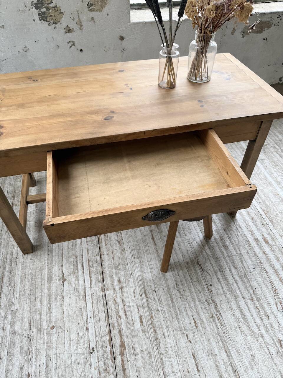 Farm table in pine, 1950s