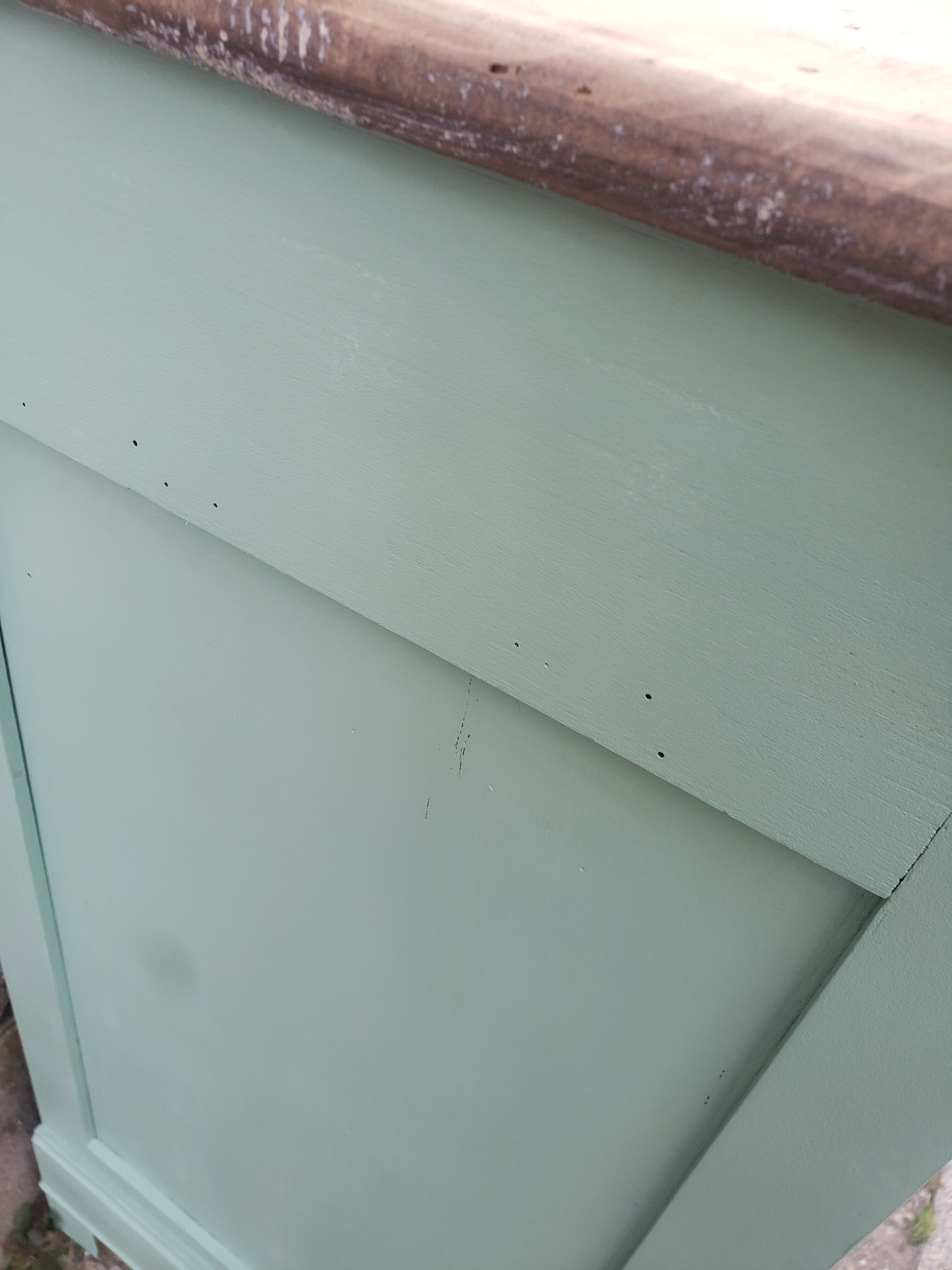 Parisian buffet green mint countryside