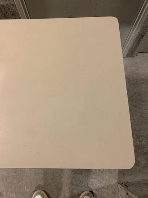 Vintage modernism desk with two drawers