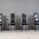 Vintage S44 dining chairs by Giancarlo Vegni for Fasem, set of 4, 1980