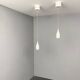 Pair of Drop Duo LED pendant lights by Jürgen Glauner for LDM, Germany, 2010s