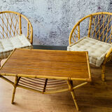 Rattan lounge
