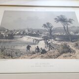 Lithographie originale Nice et Savoie