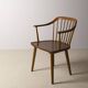 Fauteuil à dossier en fuseau par Axel O. Larsen, Modèle 1776 FH, Danemark, années 1940.