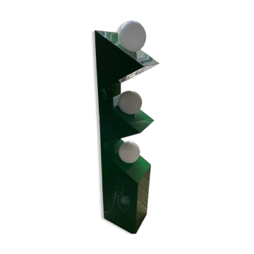 Lampadaire vert par Axel Chay pour Monoprix