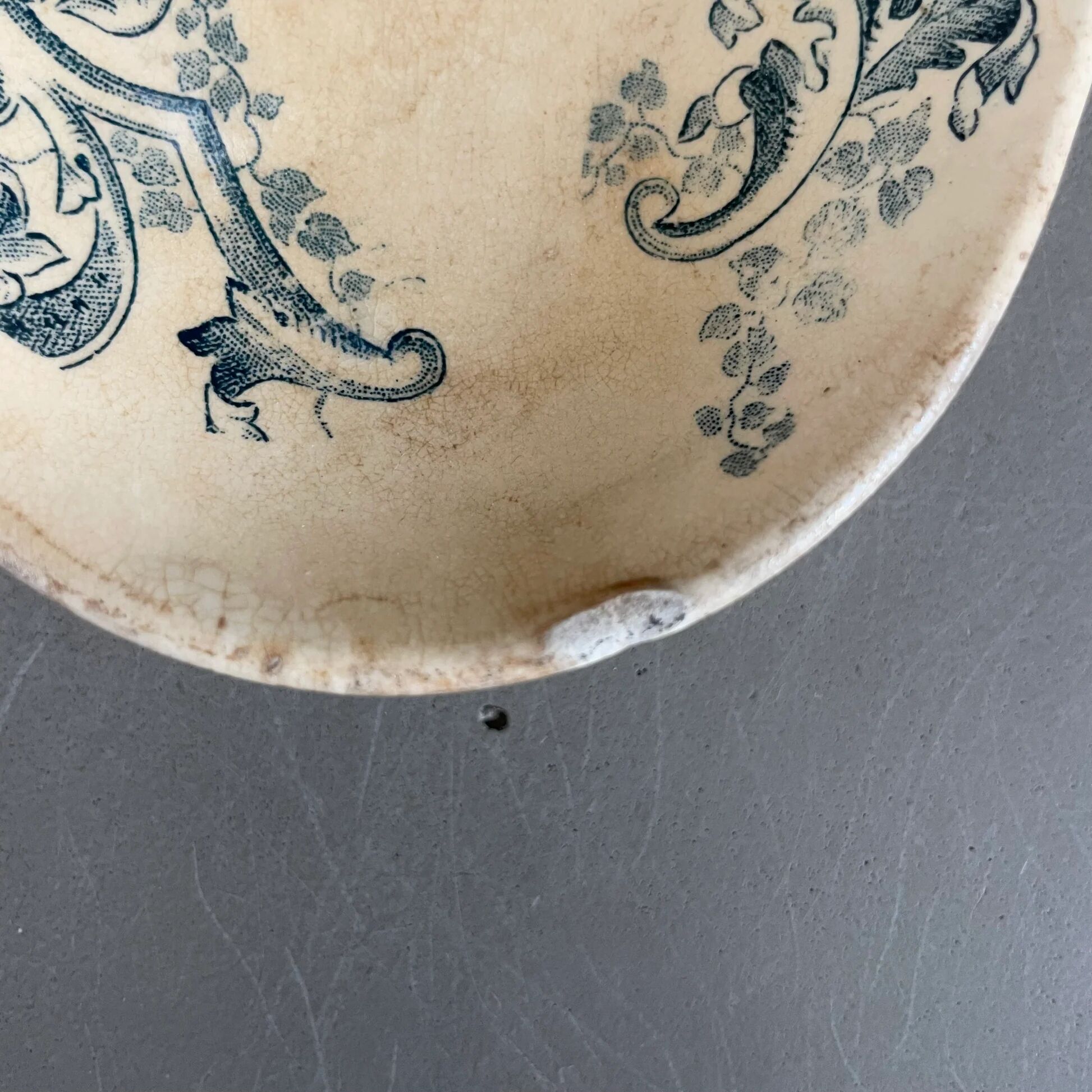 Ironstone sauce boat Longwy Russian model - Ref 939