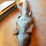 Sculpture crocodile en ébène début XXèeme