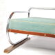 Bauhaus Chrome Sofa by Robert Slezak, 1930's Czecoslovakia