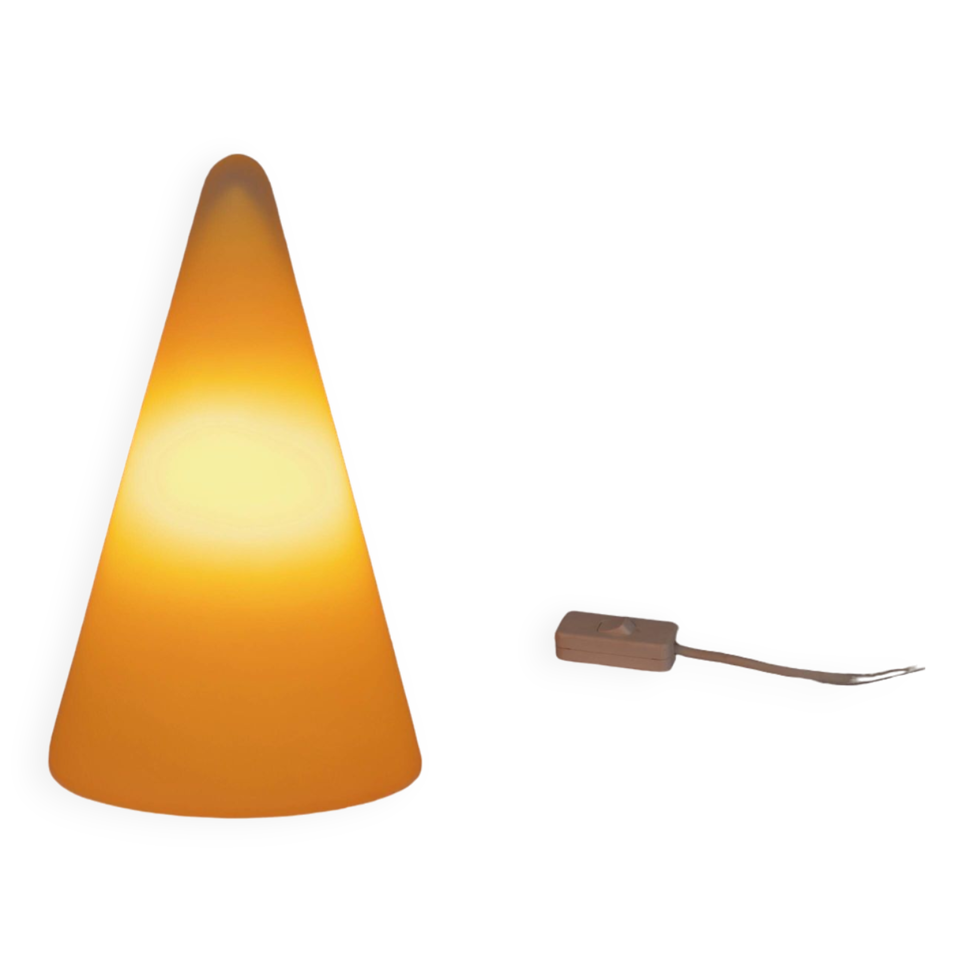 SCE Teepee Habitat lamp in orange frosted glass