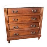 Chest of drawers with marble