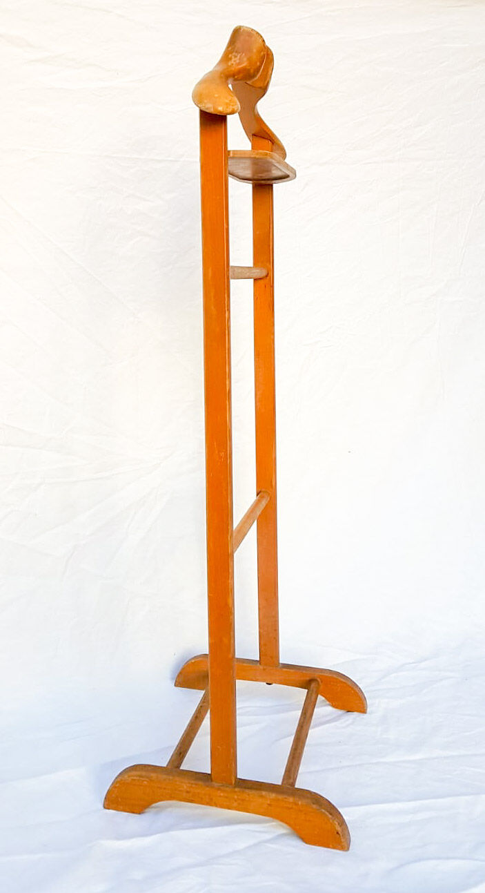 Wood  valet stand 1950/1960