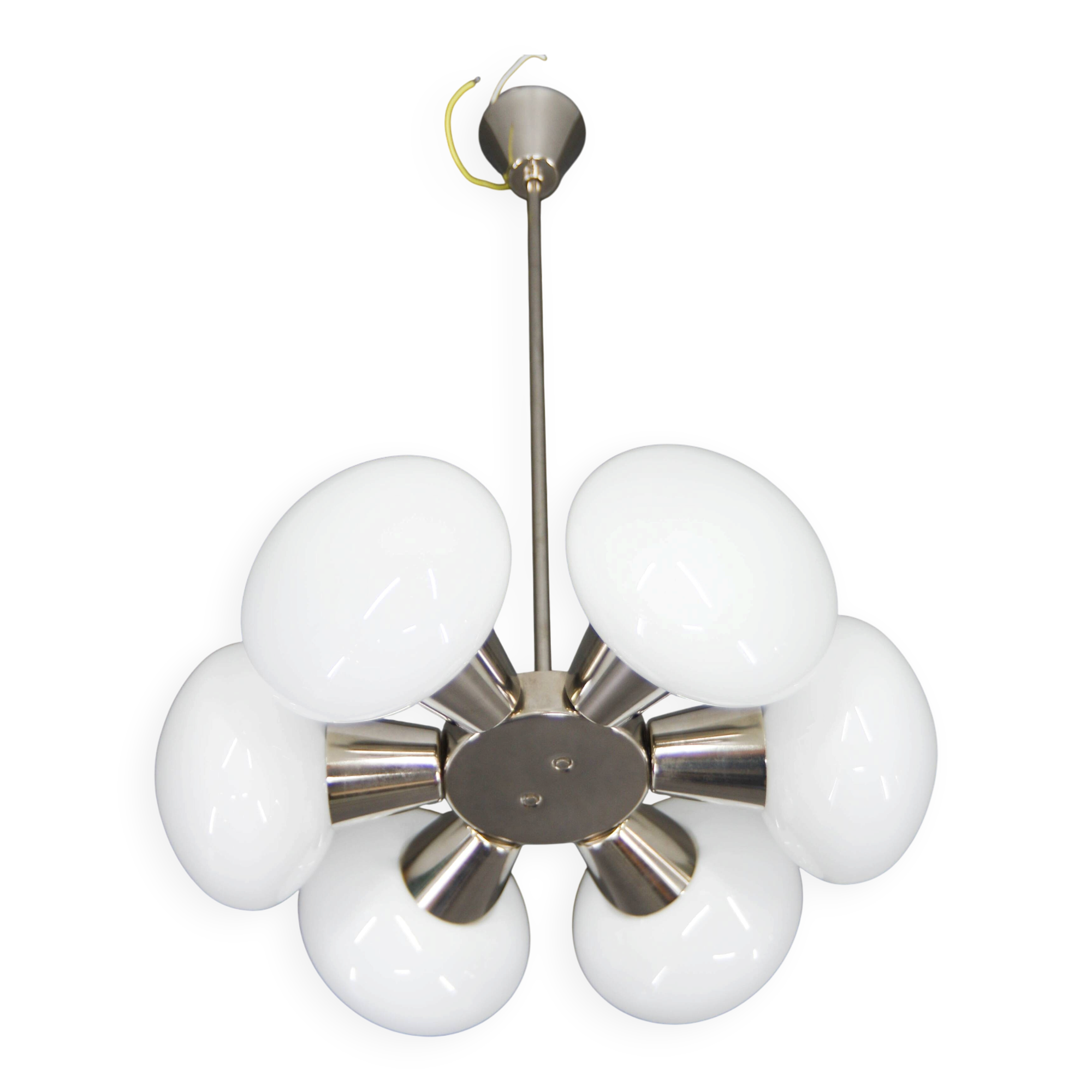 Mid-Century Sputnik Chandelier by Kamenický Šenov, Czechoslovakia, 1960s