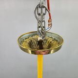 Art Deco chandelier with glass shade, Czechoslovakia, 1930s